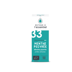 33 - Huile essentielle de MENTHE POIVRÉE Bio